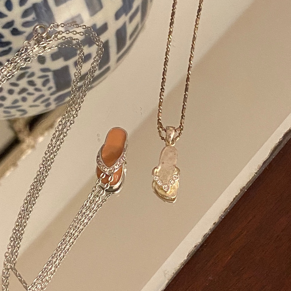Sandal Pendant Necklace & anklet